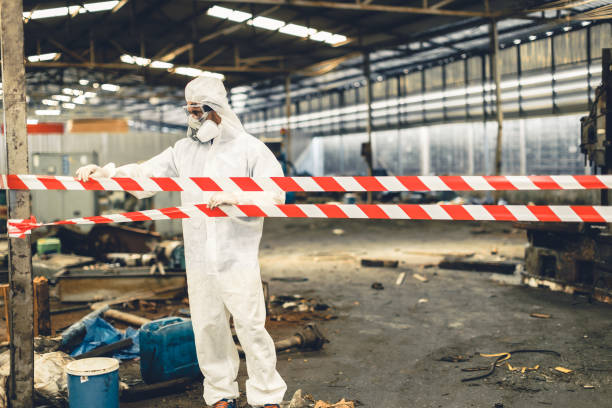 Professional Drug Lab Cleanup technician working in Linwood, NJ